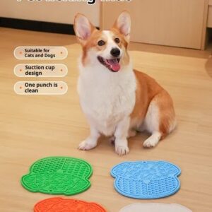 Dog Lick Mat Slow Feeder with Suction – Anti-Anxiety Pet Feeding Mat