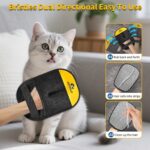 Pet Hair Removal Glove – Reusable Deshedding Grooming Mitt for Dogs & Cats, Easy Fur Remover for Furniture & Clothes